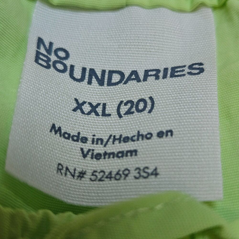 NWT Lime Green Parachute Pants High Waist Elastic Drawstring Legs w/ Pockets - Picture 4 of 9